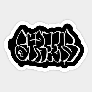 STREETS BOMBING Sticker